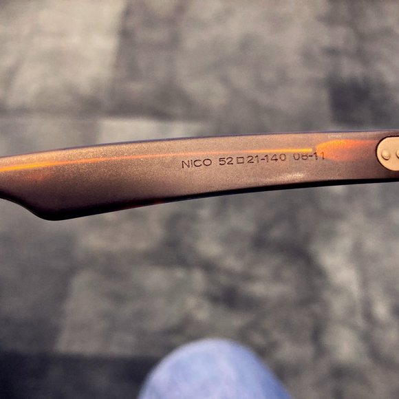 Entourage of 7 - Los Angeles NICO Eyeglass Frames - Matte Tortoise - LIKE NEW - Picture 7 of 7